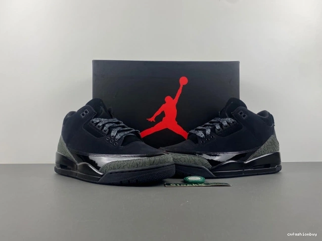 Retro Air Black Jordan 3 Cat CK9246-168 0817